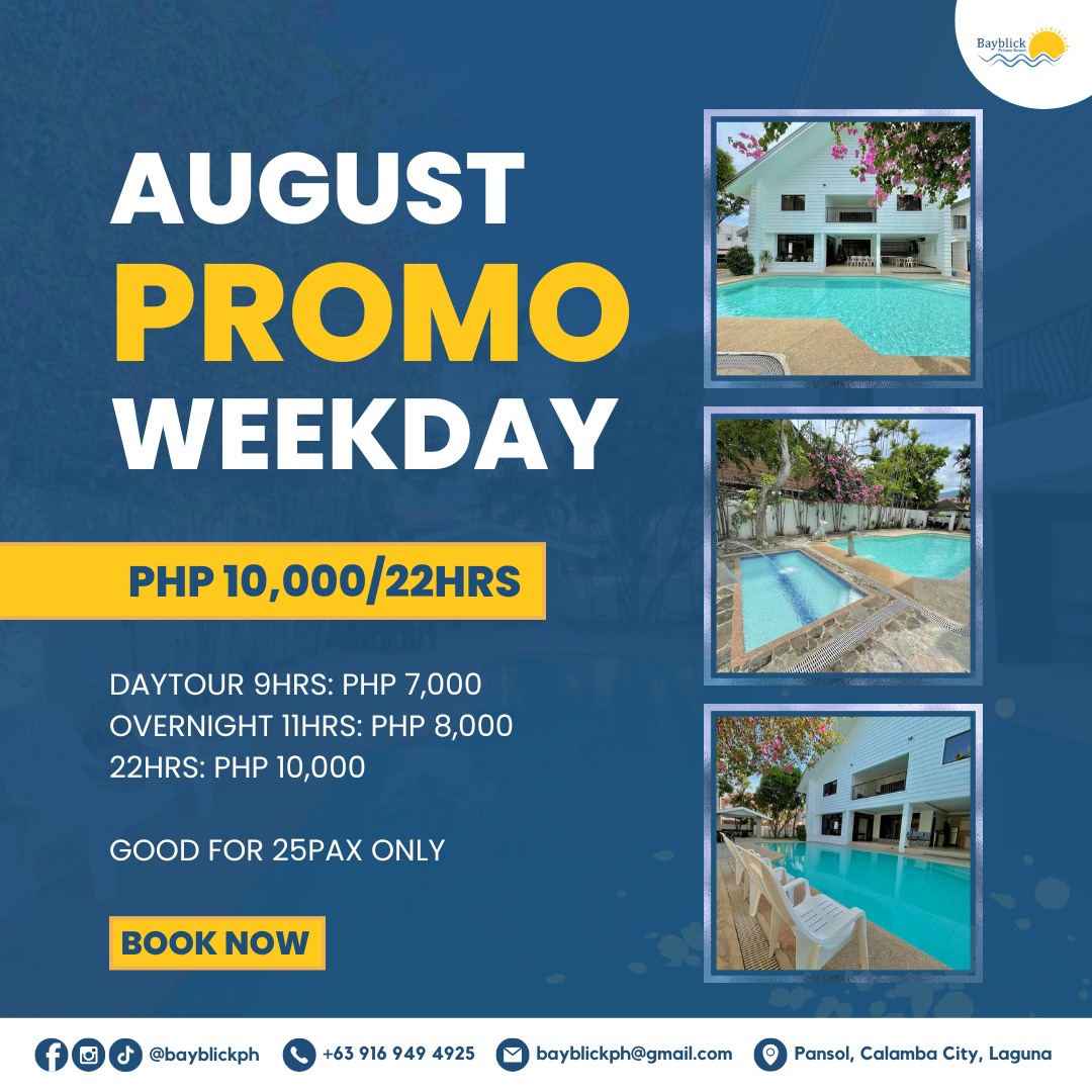 🌴 AUGUST WEEKDAY ESCAPE! 🌴